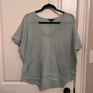 Out From Under Light Blue Short Sleeve Top